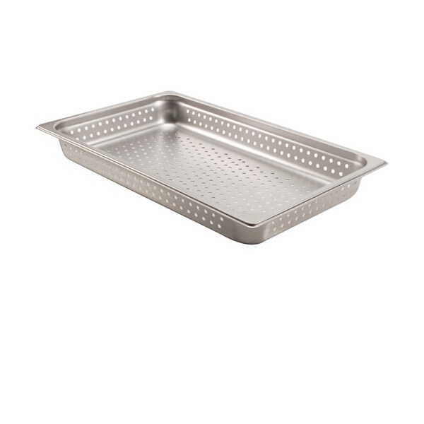 Pan, Steam , Full, 2.5"D, Perf, Ss